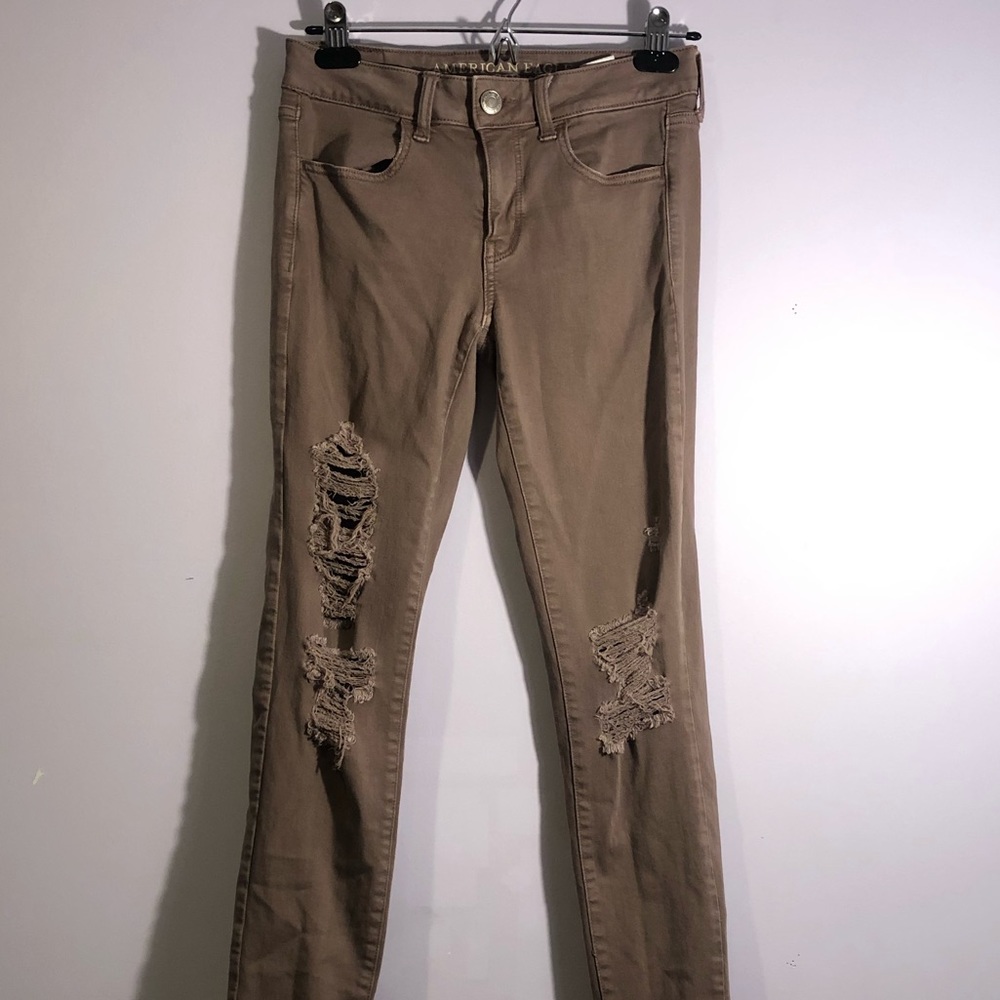 2 for 30‼️ American Eagle distressed skinny jeans